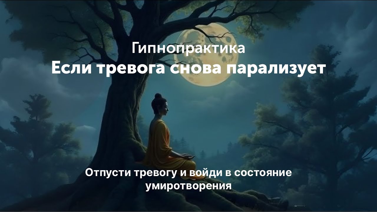 Гипнопрактика на снижение тревоги: Отпусти тревогу и войди в состояние умиротворения 