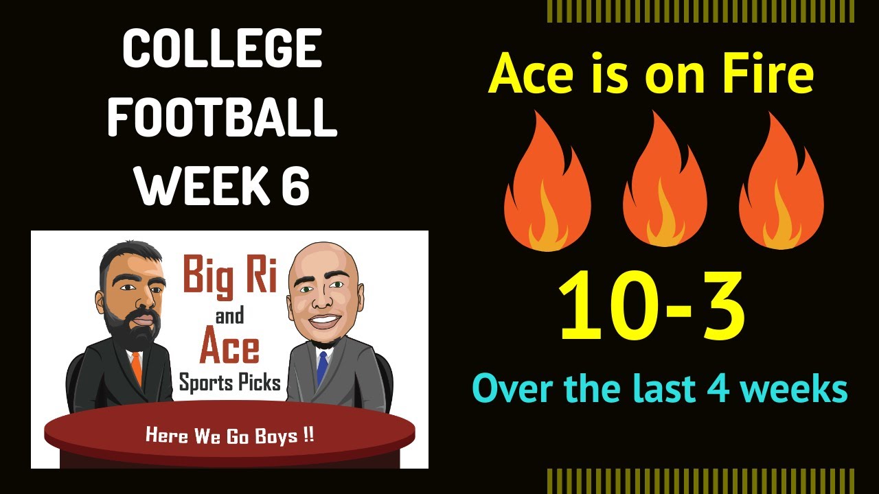 Easy Money 2021 College Football Week 6 Free Picks ATS Wagers Parlay Predictions Bets SHARP 10/9/21