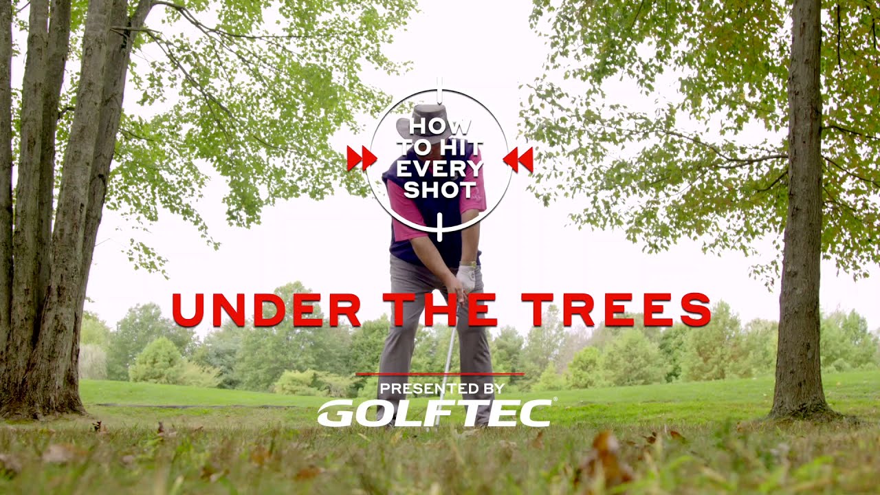 How to play a shot from under a tree