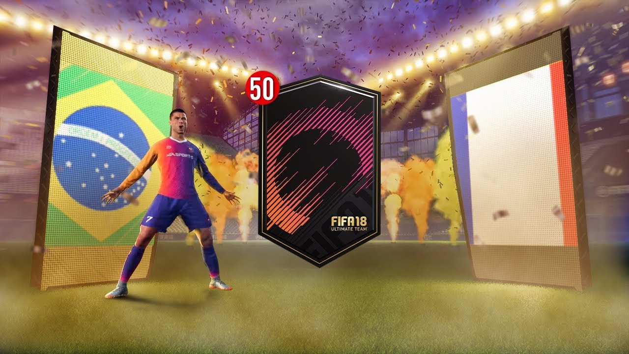 DOUBLE INFORMS!! OPENING 50X 2 GOLD RARE PLAYER PACKS! FIFA 18 ULTIMATE TEAM!