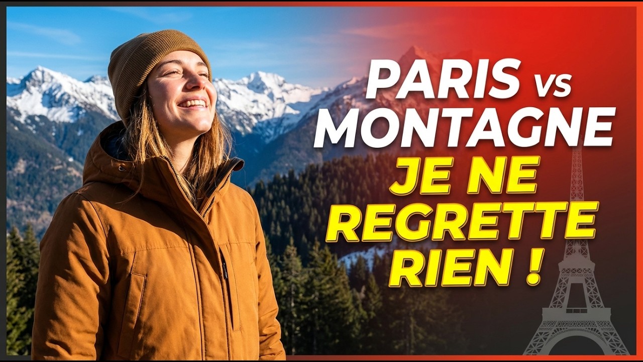J’ai quitté Paris pour la montagne… et je ne regrette rien !