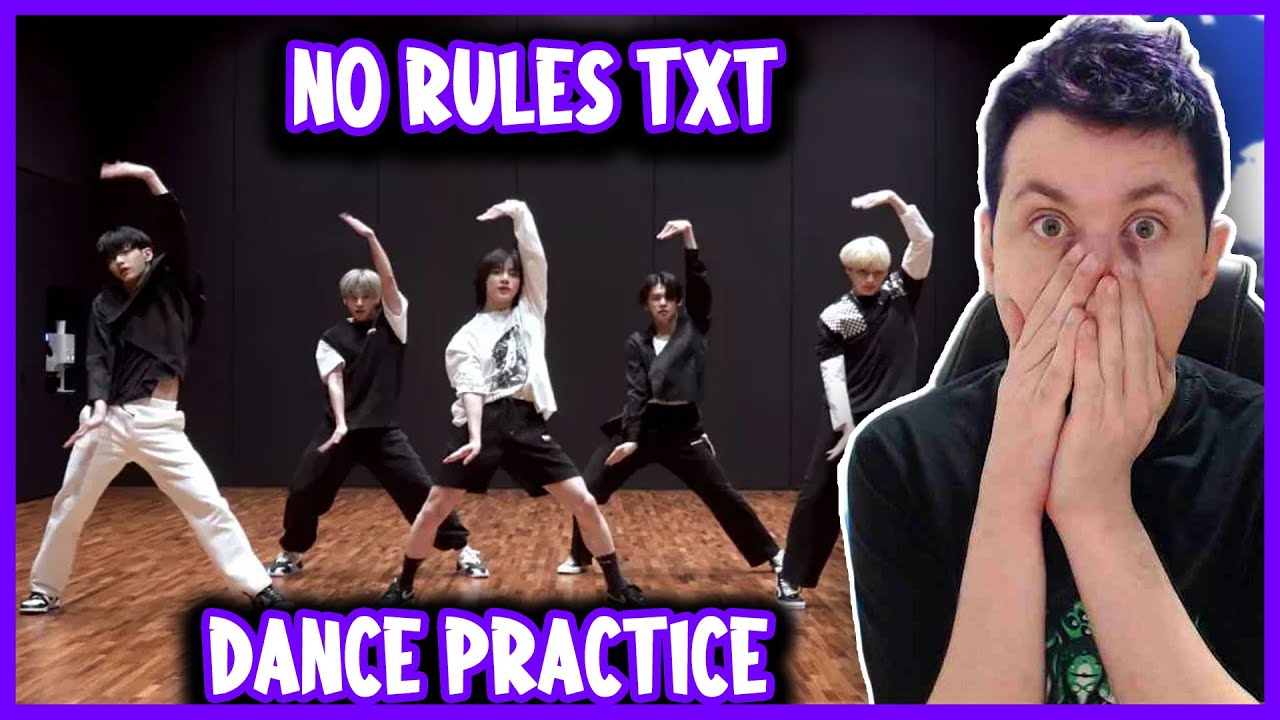 REAGINDO A TXT (투모로우바이투게더) ‘No Rules’ Dance Practice