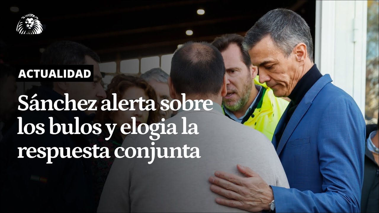 ACCIDENTE FERROVIARIO | S&aacute;nchez alerta sobre la desinformaci&oacute;n y elogia la respuesta conjunta