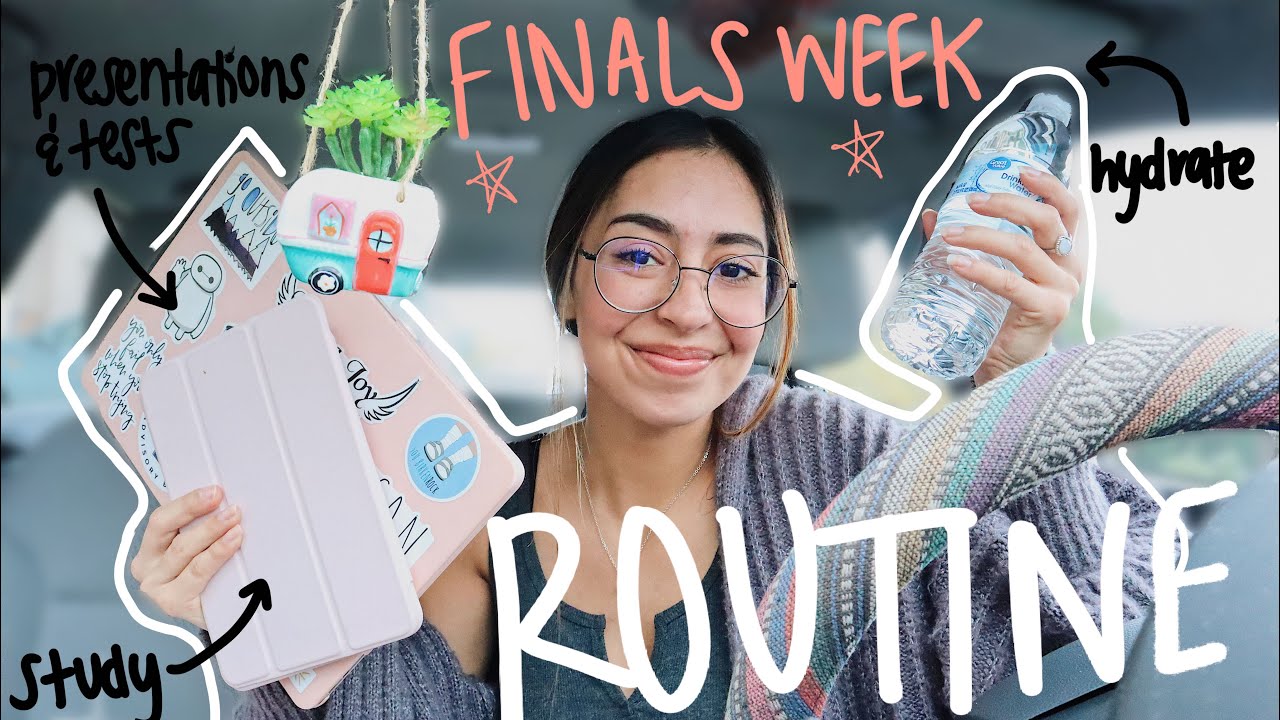 my FINALS WEEK routine || *online college* week in my life (tips & motivation)