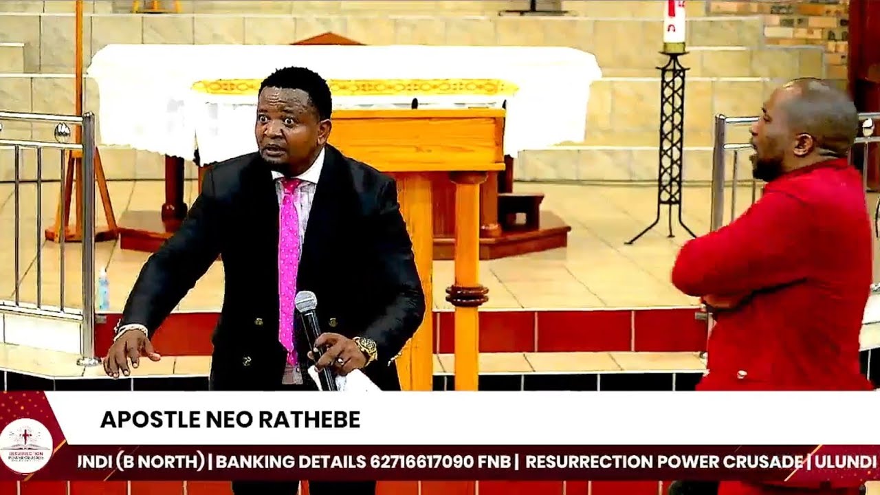 Apostle Neo Rathebe preaching @ Resurrection Power Crusade Day 4
