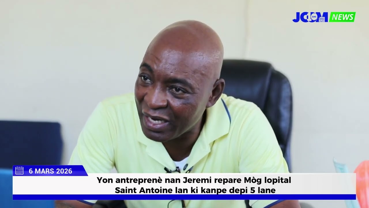 Yon antreprenè nan Jeremi repare Mòg lopital Saint Antoine lan ki kanpe depi 5 lane