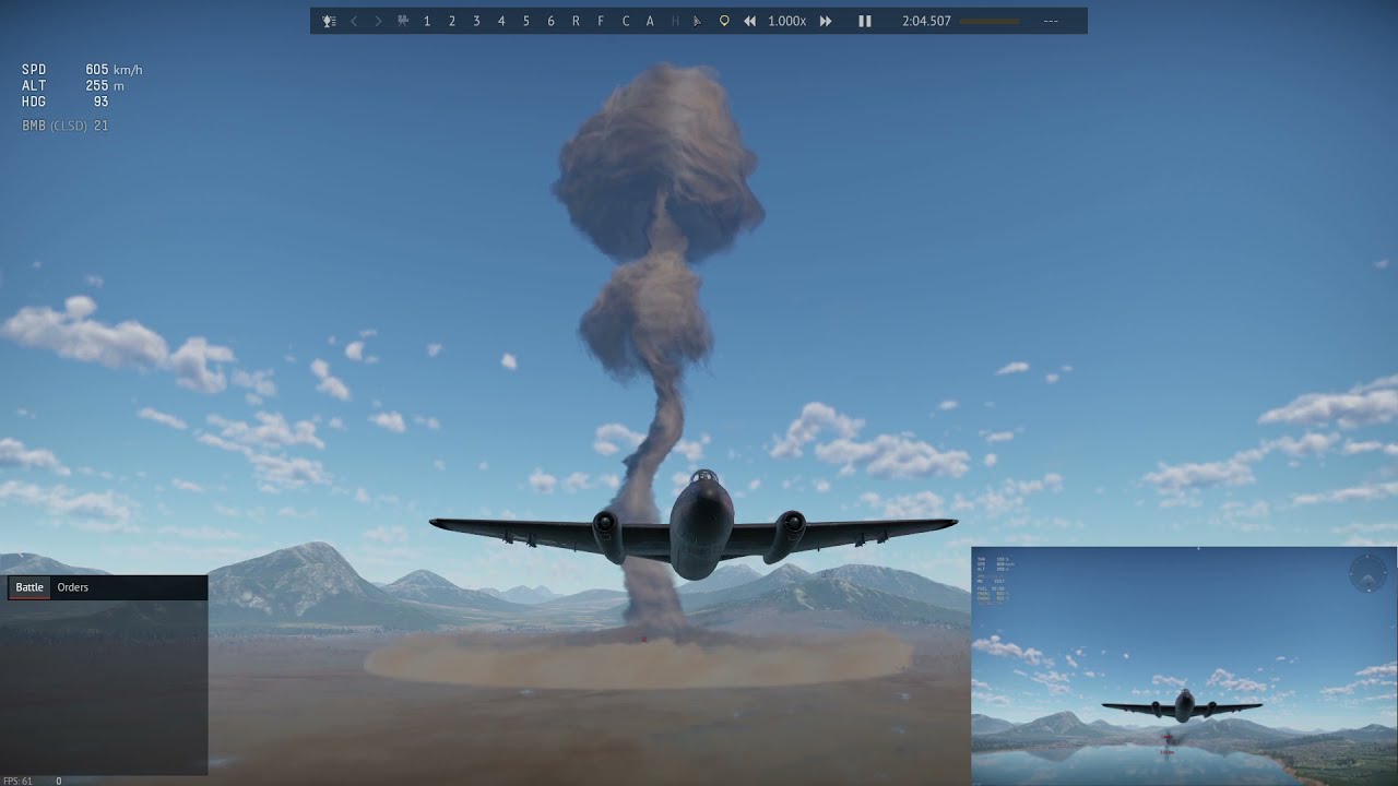 Fake Nuclear Bombs In War Thunder | Gaijin Logic: Dive Bombing With A Nuclear Bomber