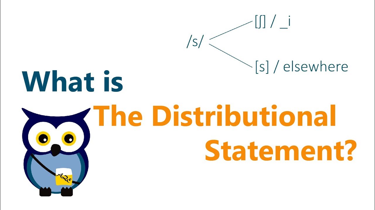 Distributional Statement