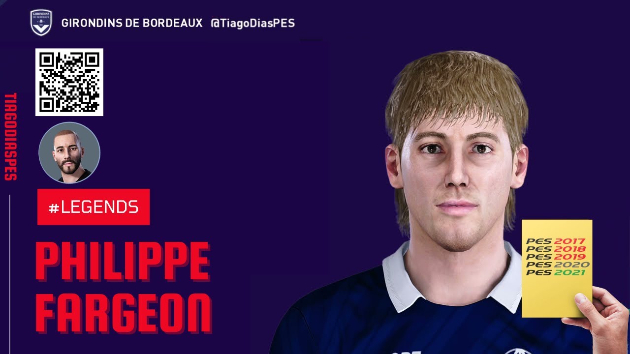 Philippe Fargeon @TiagoDiasPES (Bordeaux, Bellinzona) Face + Stats | PES 2021 | 2021/09 Donation
