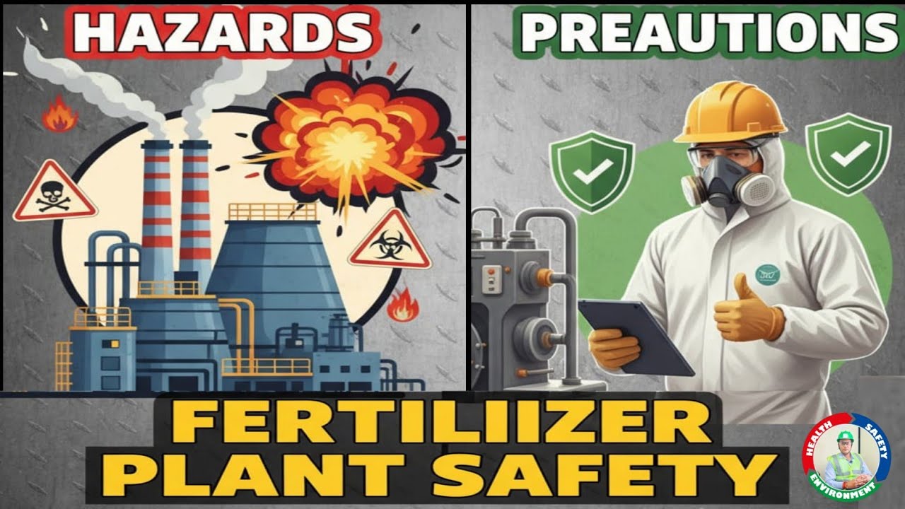 🏭 Fertilizer Plant Safety | Hazards & Precautions Explained ⚠️