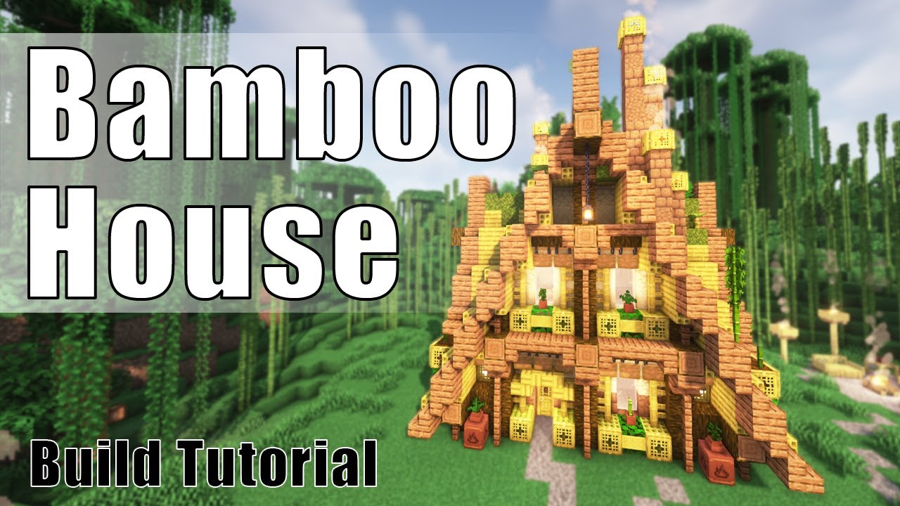 Bamboo Jungle House Tutorial Minecraft 1.20