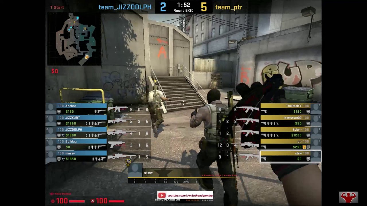 Stewie2k CS:GO POV (Liquid) plays FACEIT Pro League (FPL) / overpass / 02 March 2021