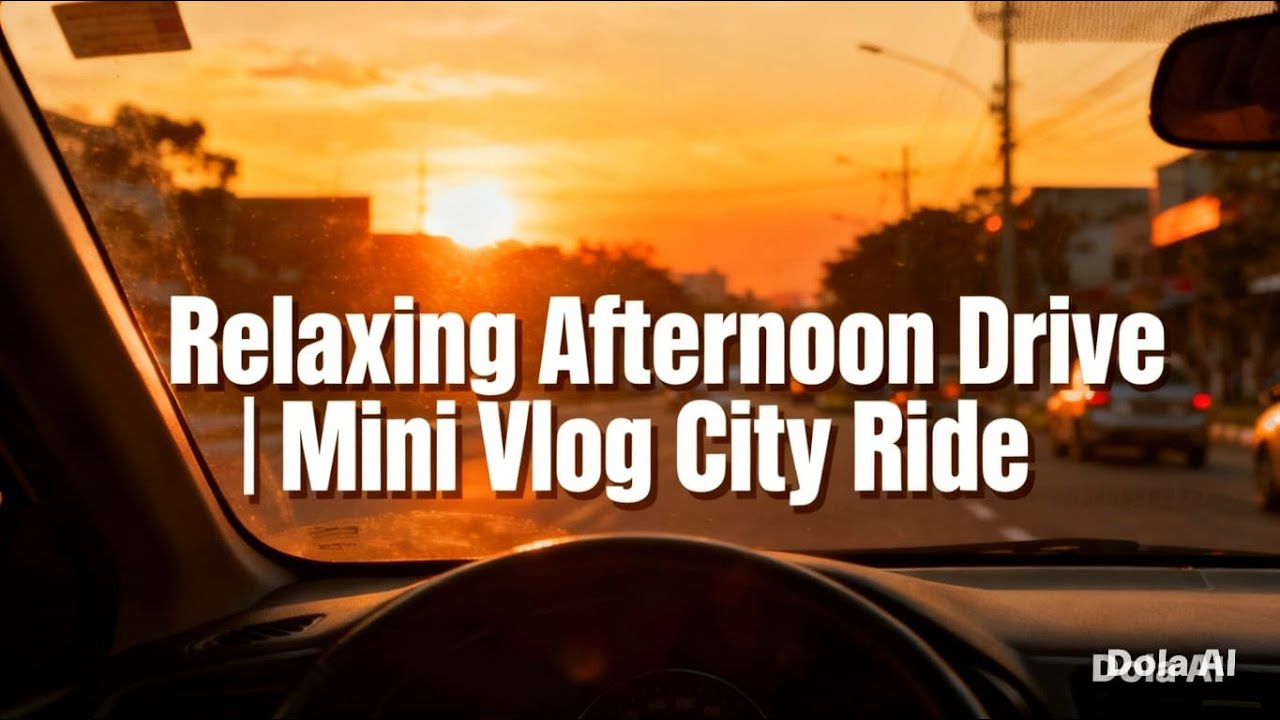 Relaxing Afternoon Drive | Mini Vlog City Ride​