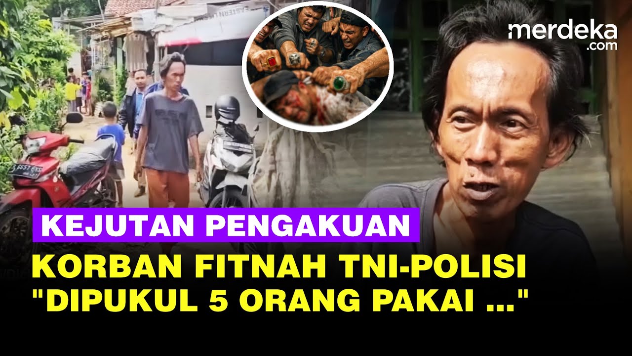 Kejutan Pengakuan Pedagang Korban Fitnah TNI-Polisi: Dipukuli 5 Orang, Pakai 2 Cincin Gede!