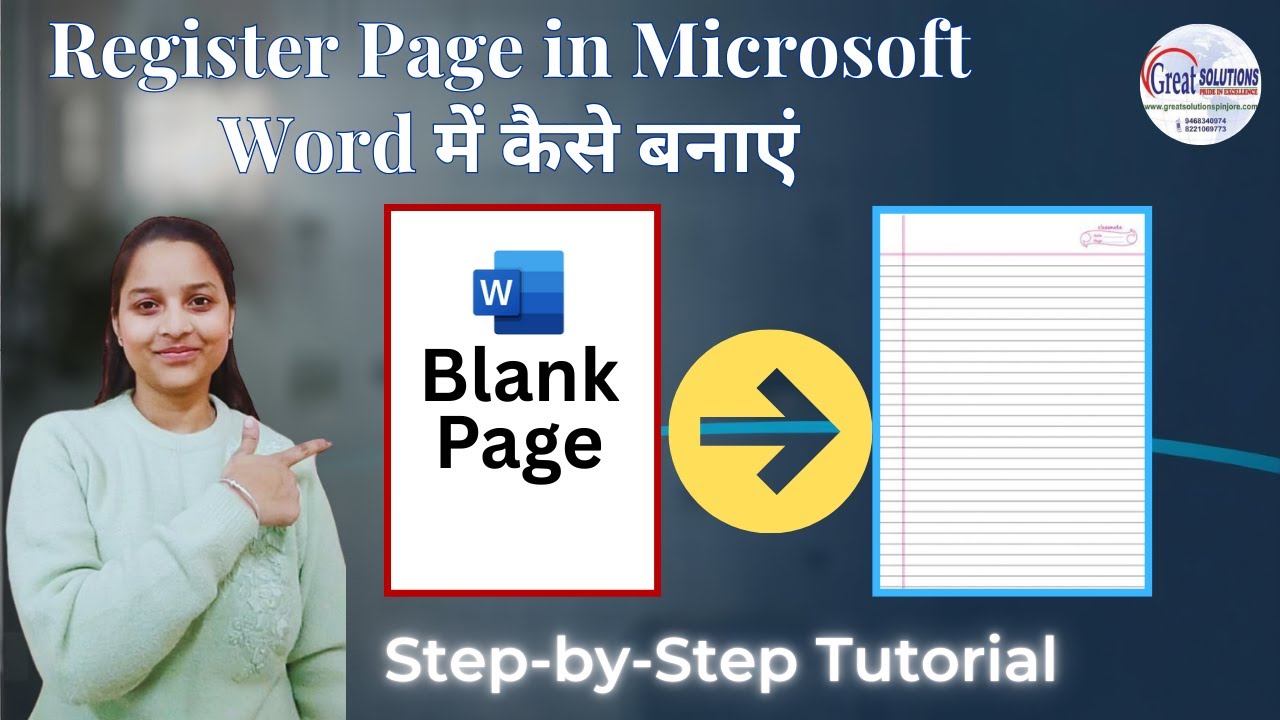 Stop Buying Registers – Create Them in MS Word | Step-by-Step Guide