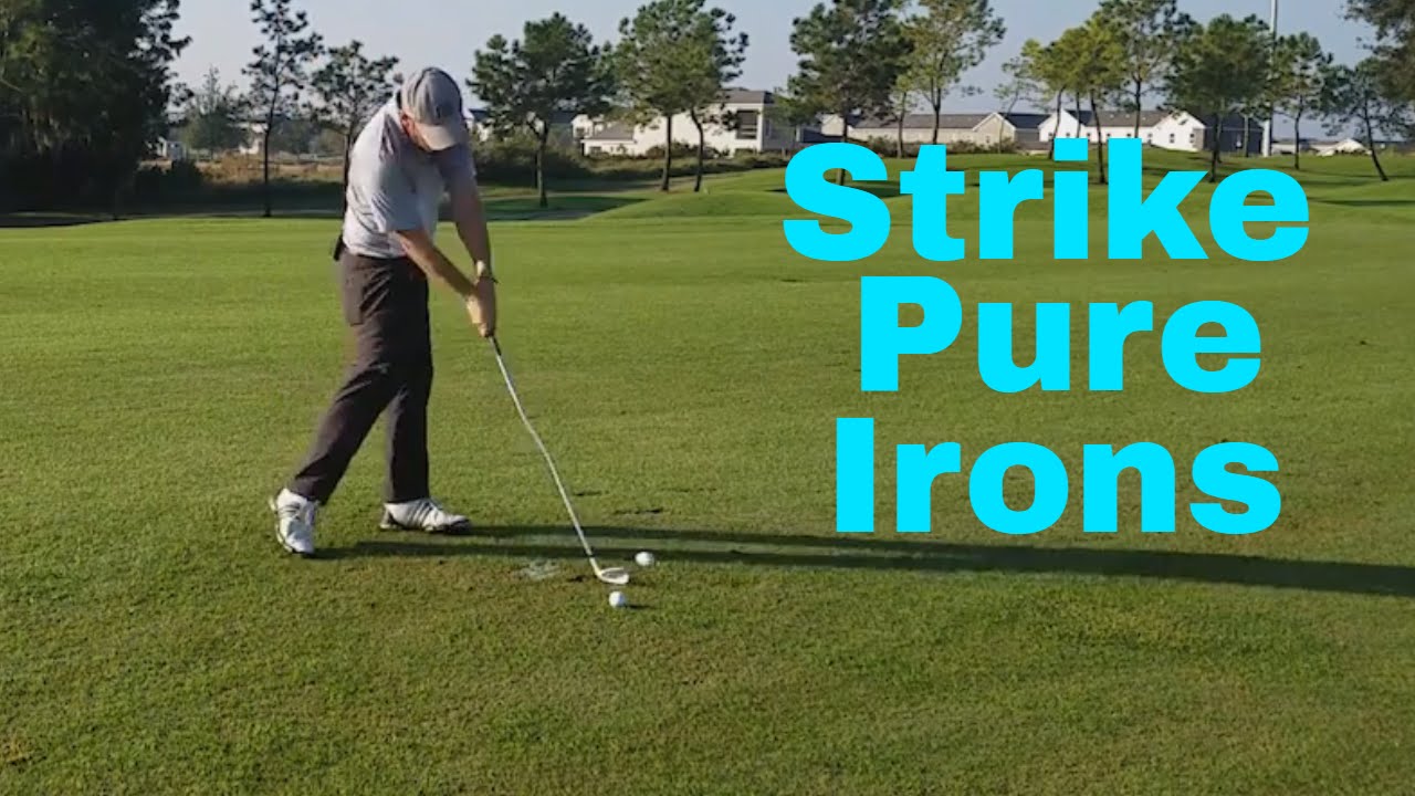 How To Strike Pure Iron Shots | Great Ball Striking With Your irons | Proper Arc Size