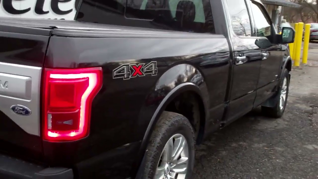 '15 Ford F150 4x4 Platinum 3.5l Ecoboost 6spd A/T 10396