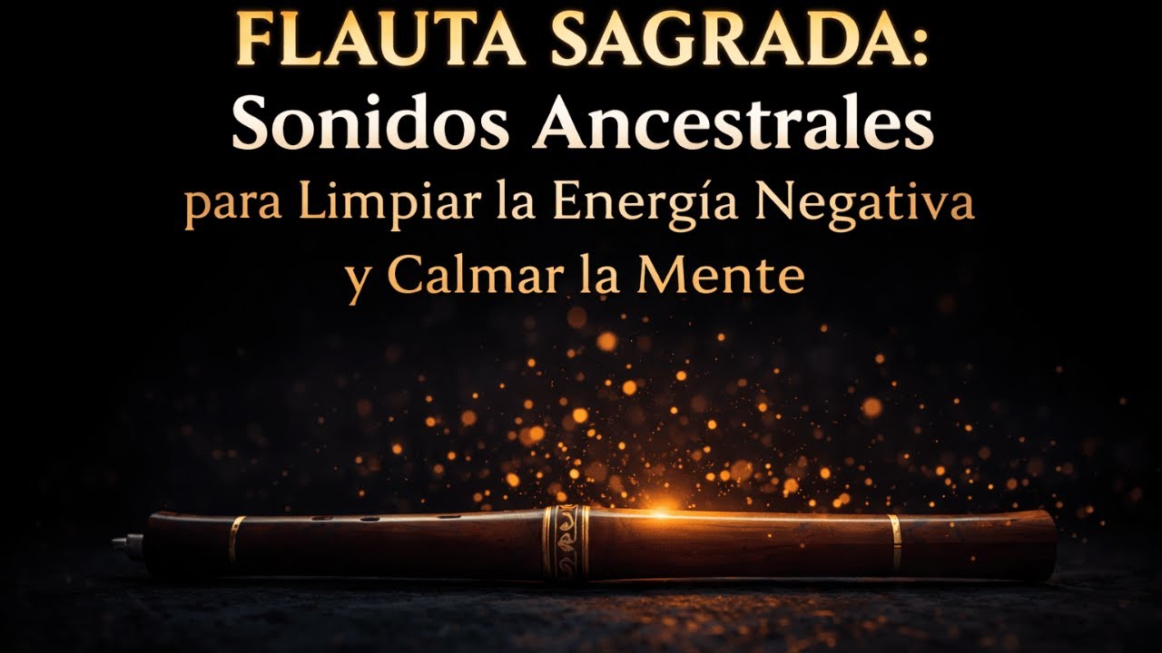 FLAUTA SAGRADA: Sonidos Ancestrales para Limpiar la Energía Negativa y Calmar la Mente.