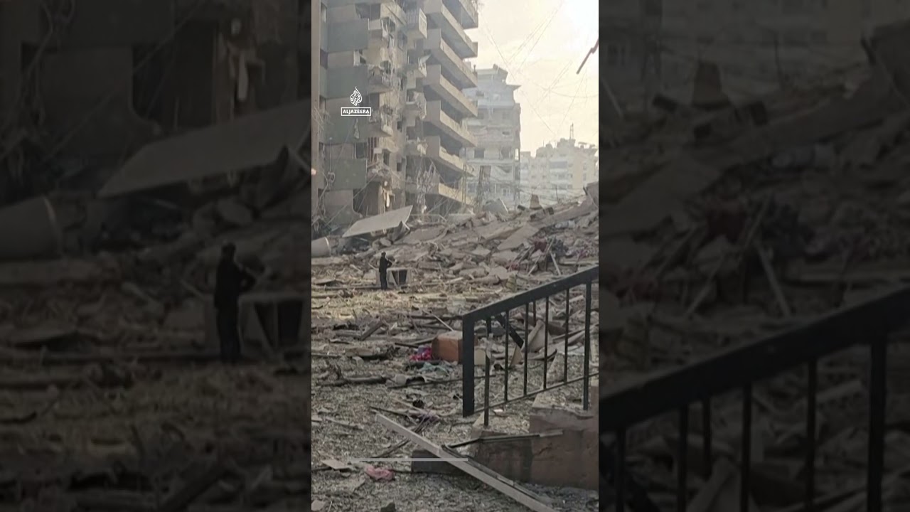 Smoke rises over Beirut's southern suburbs