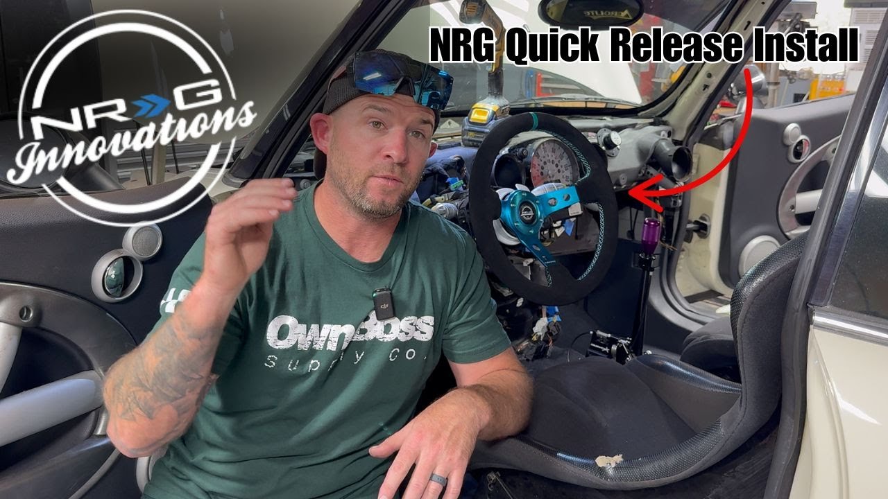 Быстросъемный руль NRG Quick Release Steering Wheel Install-Mini R53