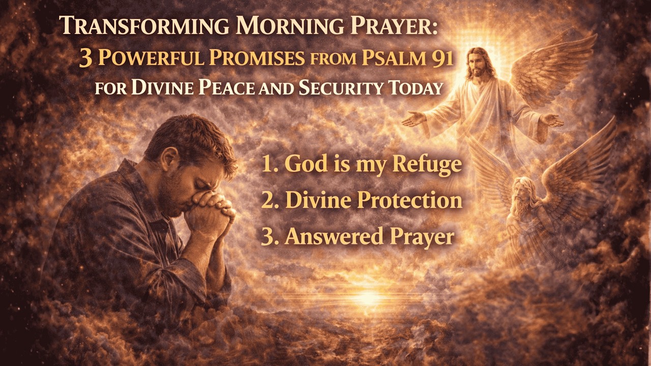 TRANSFORMING MORNING PRAYER: 3 POWERFUL PROMISES FROM PSALM 91 FOR DIVINE PEACE AND SECURITY TODAY