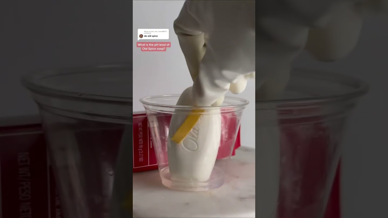 What's the pH Level of Old Spice Soap? #oldspice #soap #barsoap #soapbar