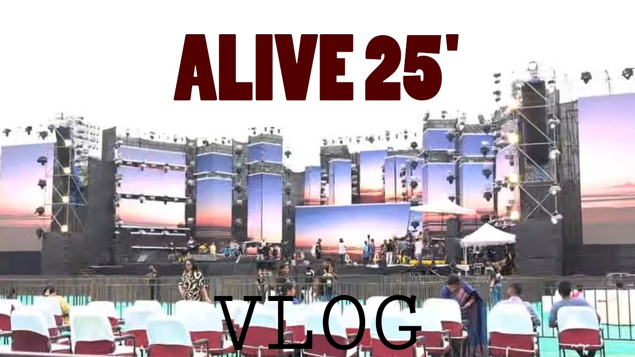 THE CONCERT | ALIVE 2025 WEEKEND VLOG - 3 @GerssonEdinbaro