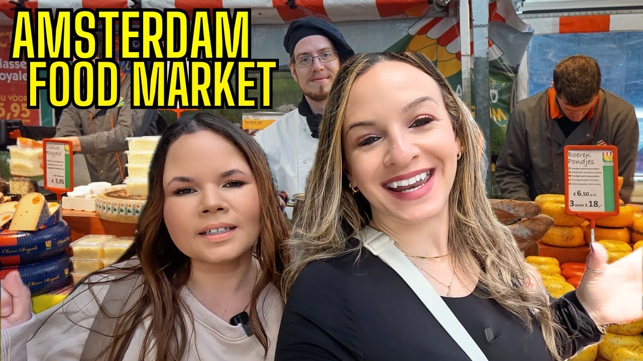INSANE Street Food in Amsterdam's Market!!! 🇳🇱