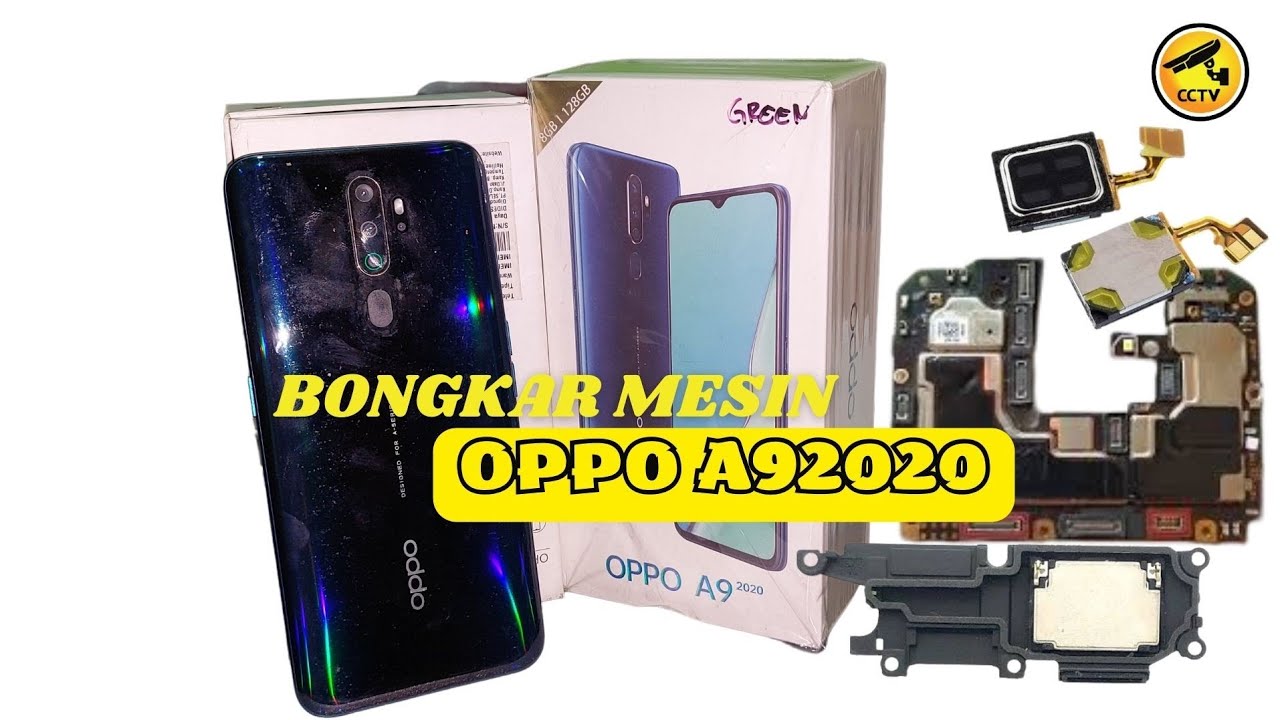 cara Bongkar Mesin Hp OPPO A92020 |ganti speaker