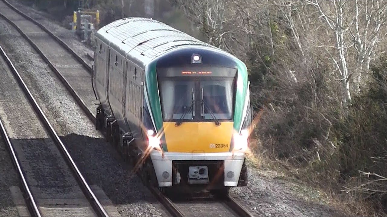 IE 22000 Class Intercity Train number 22354 - Monasterevin, Kildare