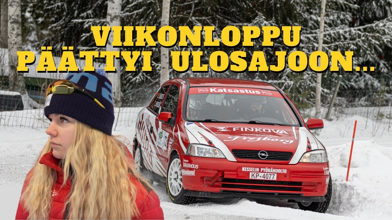 Viikonloppu päättyi ulosajoon... | SM Auto Sorsa Riihimäki-ralli 2024