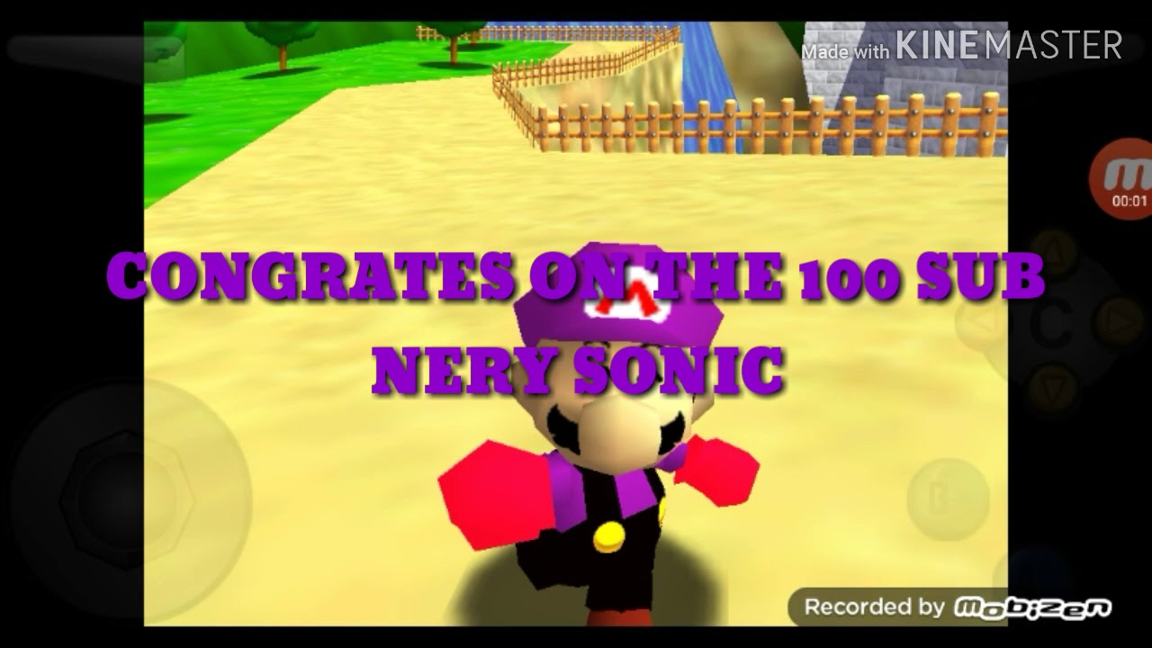 Congrates on the 100 subs nery sonic