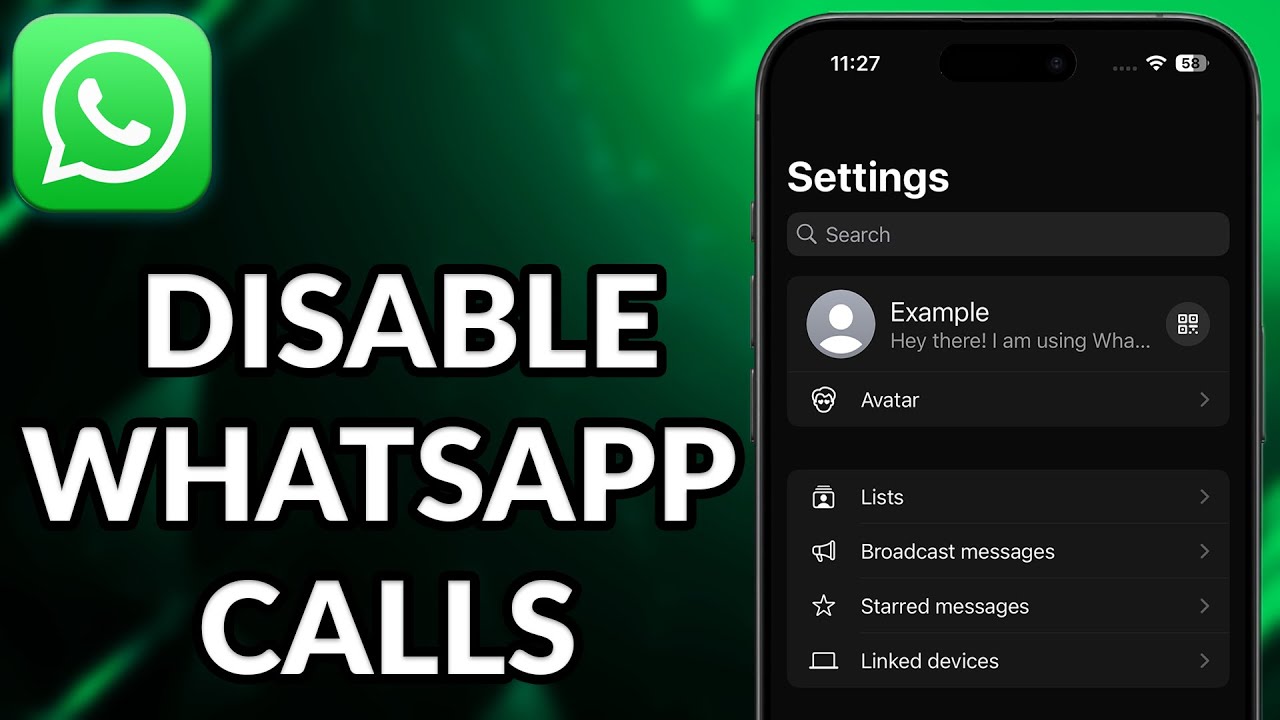 How To Disable WhatsApp Calls On iPhone