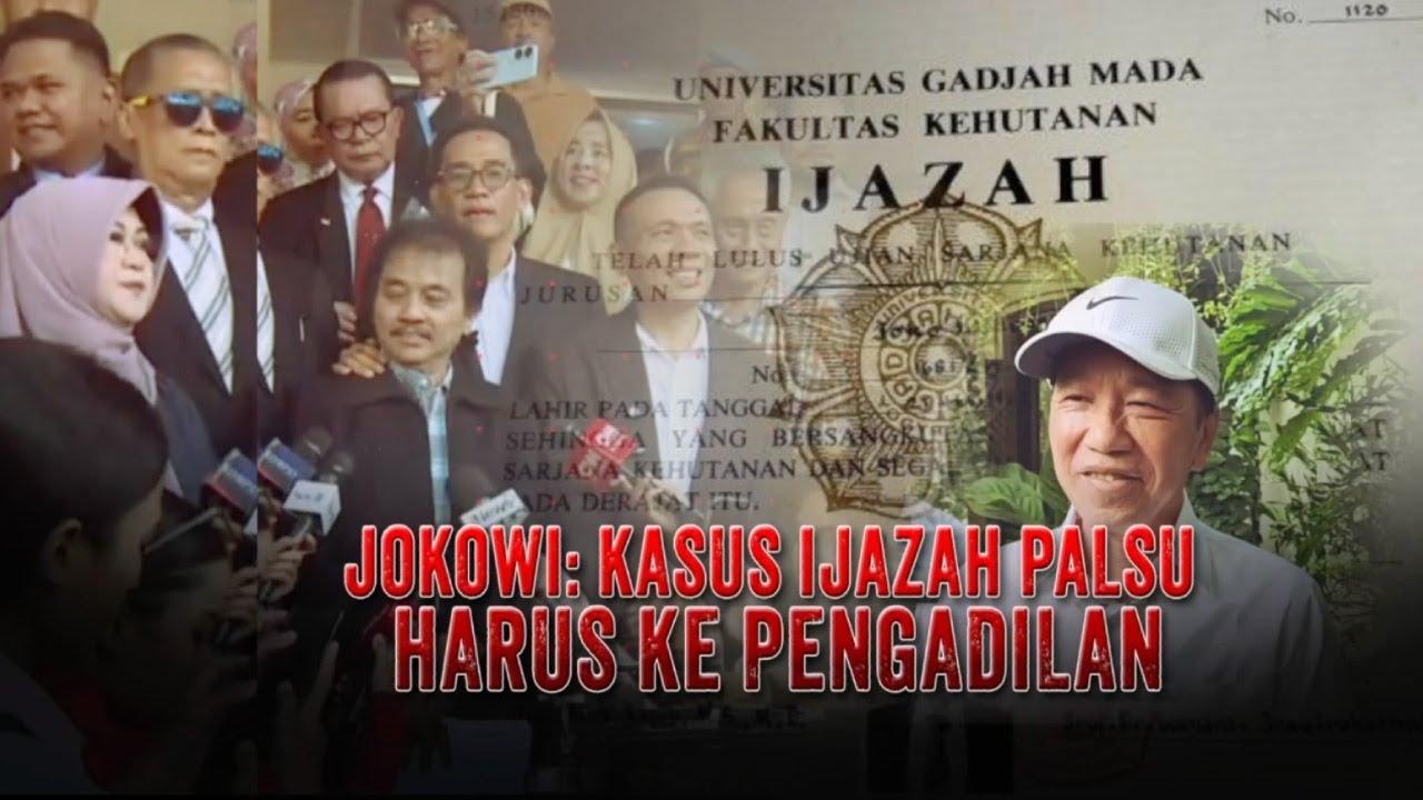 Jokowi: Kasus Ijazah Palsu Harus ke Pengadilan | AKIM