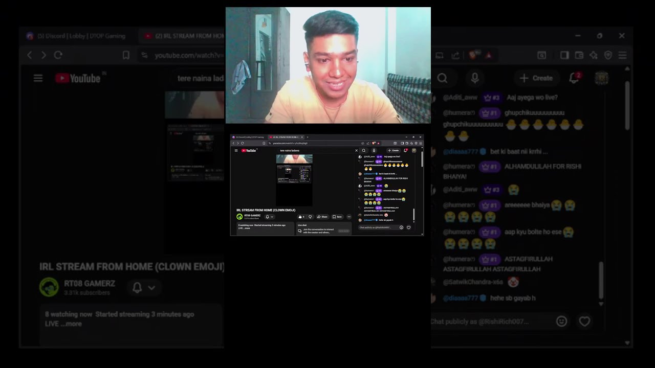 IRL STREAM FROM HOME (CLOWN EMOJI)