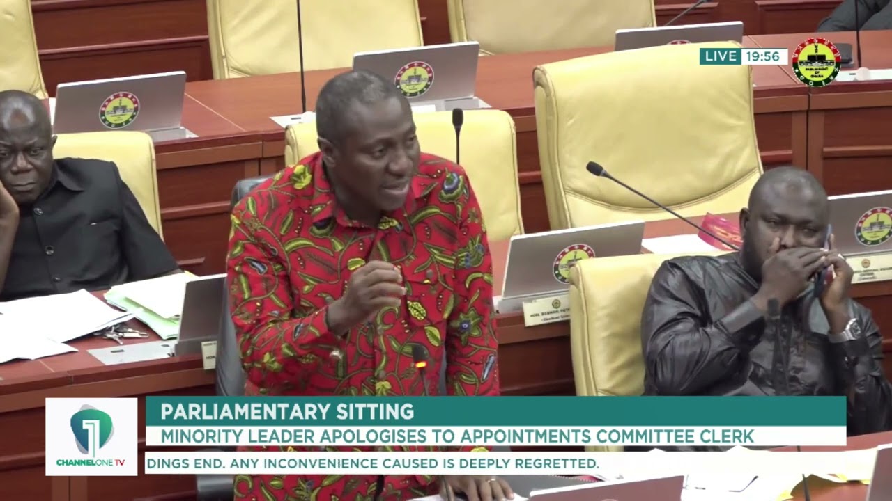 🇬🇭 Afenyo-Markin Apologizes to the Clerk of the Appointments Committee, Her Husband and Children