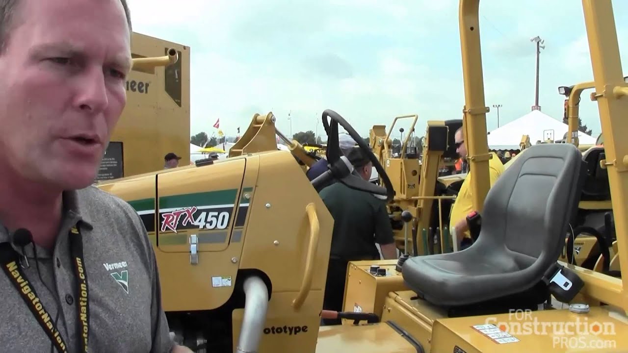 Features of the Vermeer RTX450 Trencher