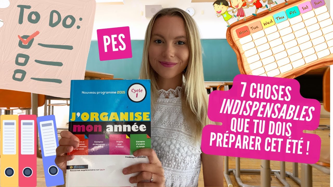 7 CHOSES INDISPENSABLES QUE TU DOIS PRÉPARER POUR LA RENTRÉE !  (SPÉCIAL PROF DÉBUTANT : PES/T1)