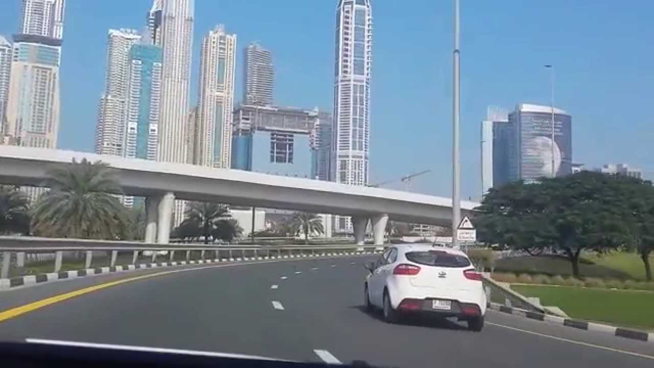Driving in Dubai (2015), amazing view