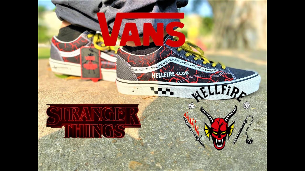 Vans Style 36 Stranger Things On Feet Review Hellfire Club 