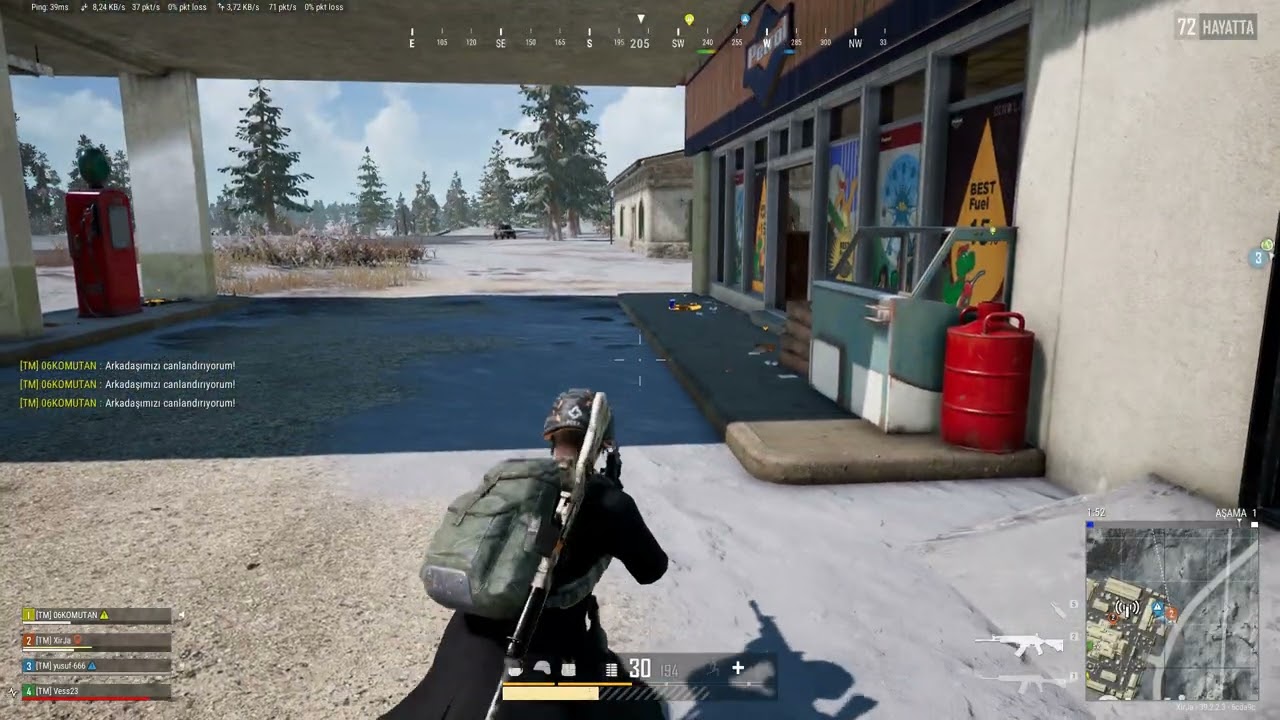PLAYERUNKNOWN'S BATTLEGROUNDS 2026 02 01   21 56 15 08 Tekli Öldürme DVR