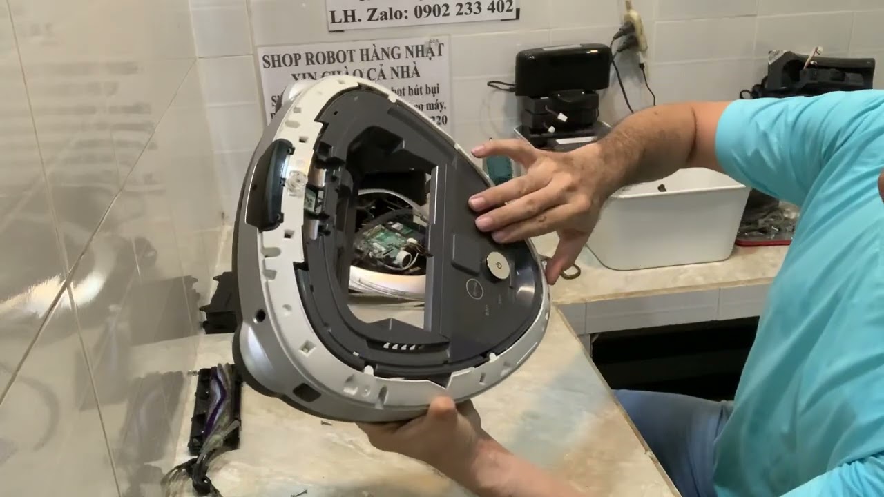 Cách tháo Robot Pana RS 520 và tiềm hiểu chi tiết bên trong và báo giá linh kiện của máy