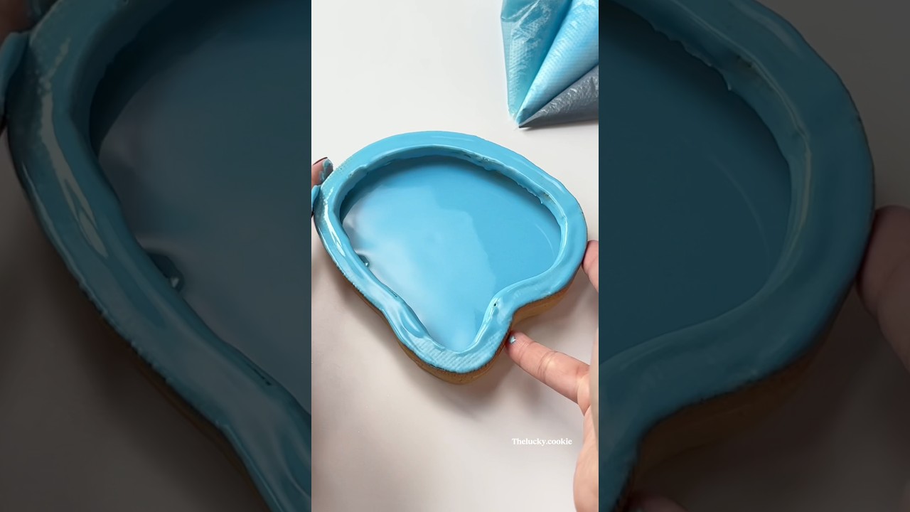 Ocean Cookie Idea 🐠🧜 recipes and cutters link in bio #cookiedecorating #satisfying #asmr #ocean