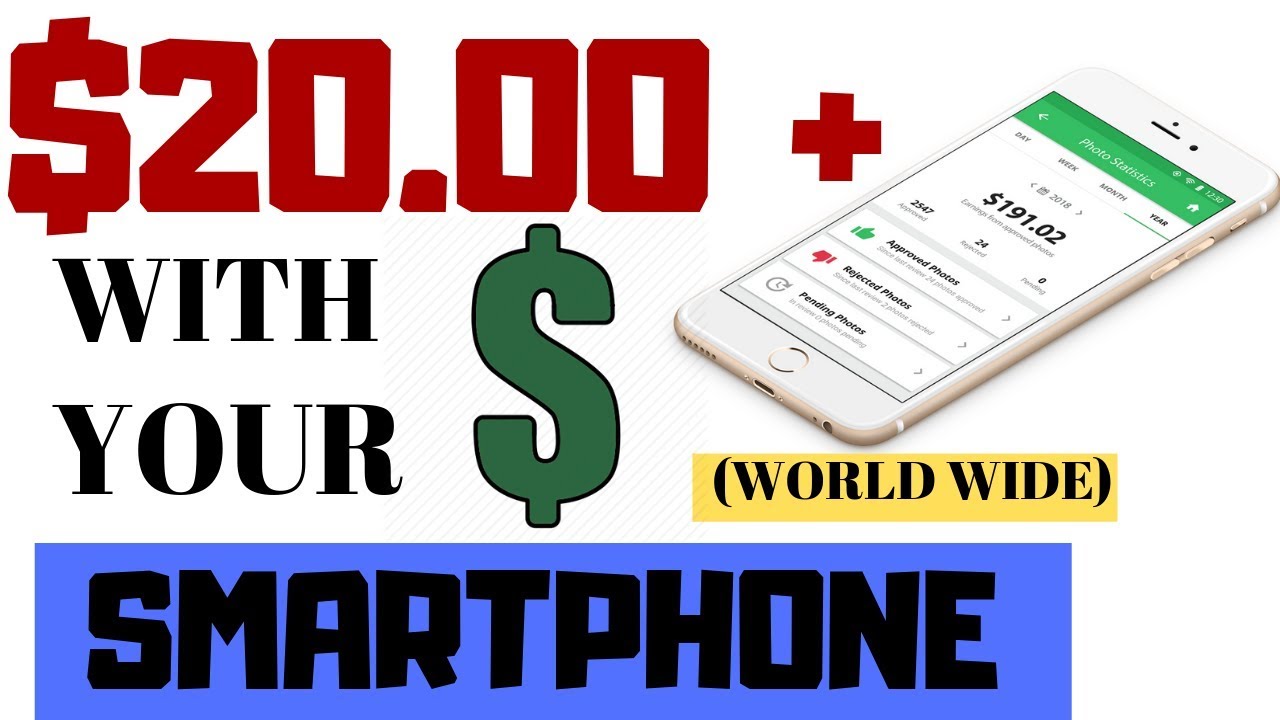 MAKE MONEY ONLINE WITH YOUR SMARTPHONE (WORLDWIDE) how to make money online
