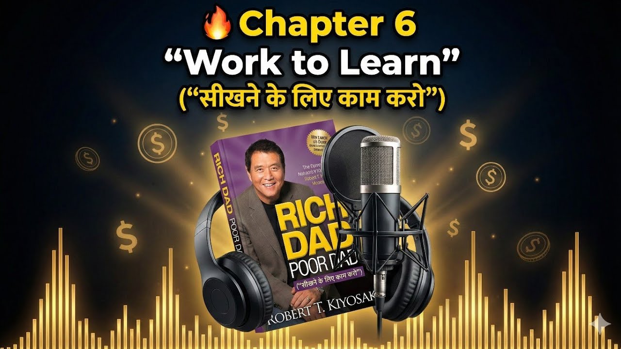 Rich Dad Poor Dad Chapter 6 (Hindi) | सीखने के लिए काम करो 💡