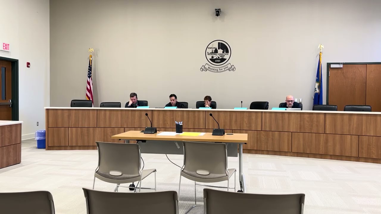 3/9/2026 Watertown CT Water and Sewer Bipartisan Committee