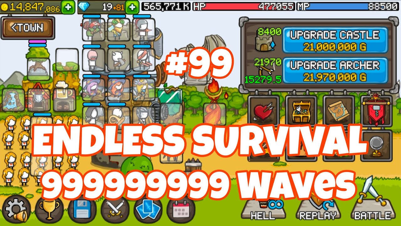 Grow Castle || Road to Endless waves Part 99