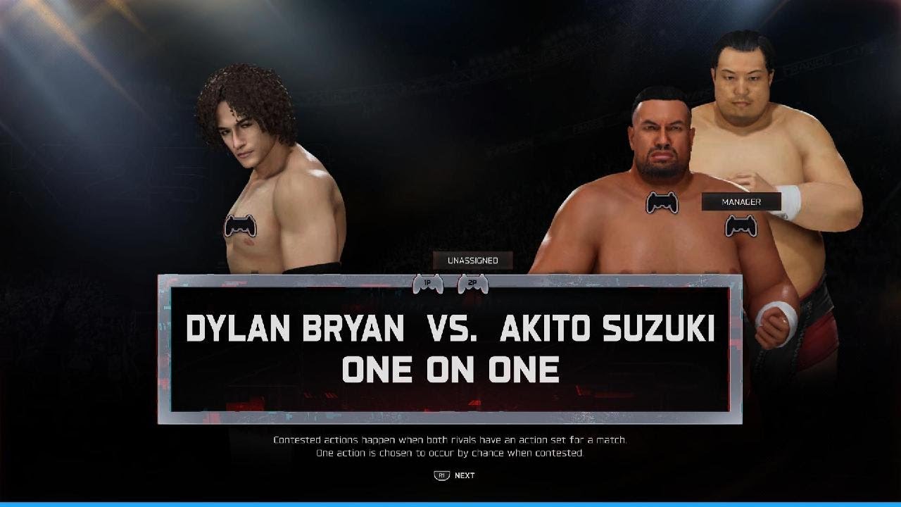 2K25 DYLAN BRYAN vs AKITO SWS Show 2026