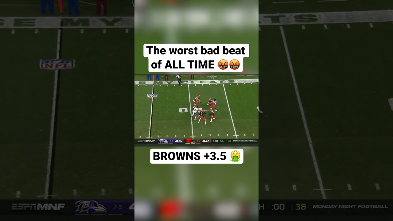 A year ago today, the worst bad beat of all time 🤮 #shorts #badbeat #sportsbetting