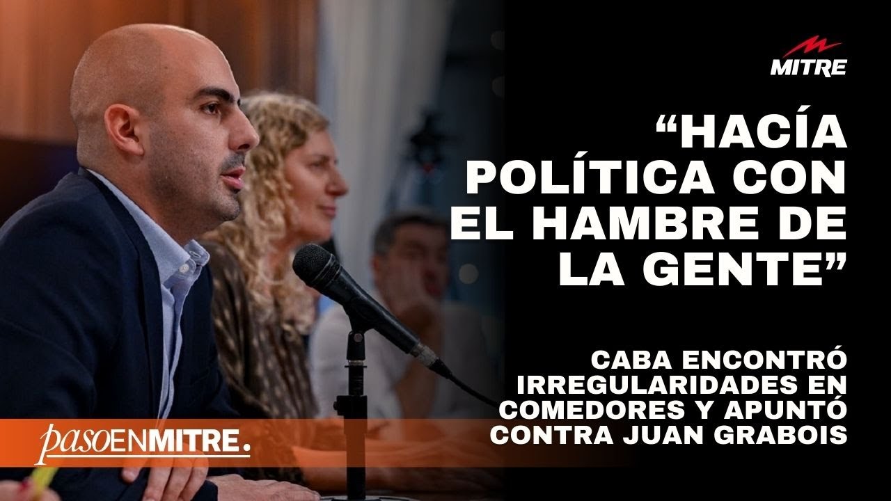 CABA encontró irregularidades en comedores y apuntó contra Juan Grabois